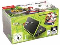 New Nintendo 2DS XL Schwarz + Apfelgrün inkl. Mario Kart 7
