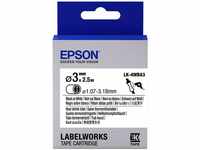 EPSON Ribbon LK-4WBA3 white/black