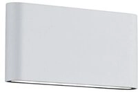Trio Leuchten LED Au&szlig;enleuchte Thames II 227660231, Aluminium wei&szlig;, 2 x LED 4.5