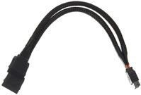 Delock Kabel Power SATA 15Pin Bu > 2 x SATA 15Pin St HDD 25cm (Geflecht)