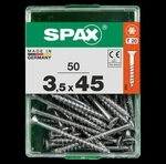 Spax Befestigungen Spax Trx Senkkopf gelb 3,5x45 m 50 St 4191020350452