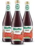 Biotta Tomatensaft Tomate mit Zitrone und Meersalz, 500 ml, 3 Flaschen &agrave; 500 ml