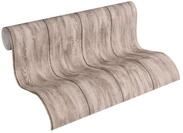 Livingwalls Vliestapete Neue Bude 2.0 Tapete in Holz Optik 10,05 m x 0,53 m beige