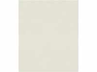 rasch Tapete 467109 aus der Kollektion Vincenza – Einfarbige Vliestapete in Weiß