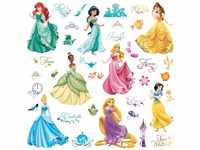 Roommates 21990 - Disney Prinzessinnen Wandtattoos/Sticker mit Glitzer, geblistert, 4