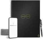 Rocketbook Core Wiederverwendbares Spiralbuch - Letter A4, Schwarz, Punktraster,
