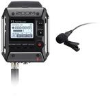 ZOOM F1-LP Field Recorder mit Lavaliermikrofon &ndash; Professioneller Audiorecorder f&uuml;r
