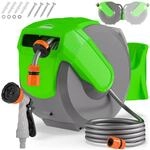 GARDEBRUK&reg; Schlauchtrommel 20m + 2m mit Wandhalterung Garten 1/2'