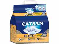 Catsan Ultra Plus – Katzenstreu aus feinen natürlichen Tonkörnchen – 1 x...