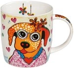 Maxwell & Williams DI0104 Smile Style Becher Posey, aus Porzellan, Mehrfarbig, 400