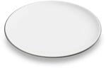 GMUNDNER KERAMIK Speiseteller Cup Durchmesser : 25 cm Grauer Rand Geschirr,