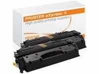 PRINTER eXpress XL Toner 2er Set kompatibel mit HP CF280X, CF280, 80X, CF280XD,...