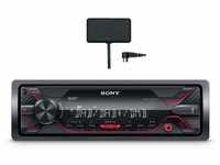 Sony DSX-A310KIT, DAB+/UKW Media Receiver, USB, AUX, 4x 55 W, Beleuchtung: rot...