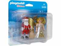 PLAYMOBIL 9498 Duo Pack Weihnachtsmann und Engel, ab 4 Jahren