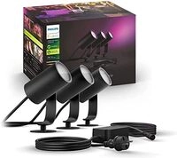 Philips Hue White & Color Ambiance Lily Gartenstrahler Basis Set 3er Pack (1.770 lm),
