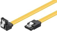 Goobay 93946 S-ATA Datenkabel f&uuml;r HDD, SDD, 6 Gbits SATA L-Typ Stecker auf SATA