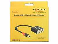 Delock Adapterkabel USB 3.0 Stecker > DVI Buchse schwarz