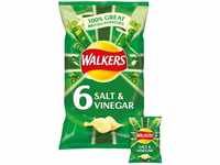 Walkers Chips Salt & Vinegar - 6 x 25gr