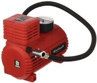 Einhell cc-ac 12 V Kompressor f&uuml;r Auto, Gleichstrom 12 V, Druck 18 bar, rot