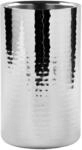 Fink edler doppelwandiger Flaschenk&uuml;hler 19 cm Edelstahl geh&auml;mmert f&uuml;r 1 Flasche