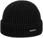 Stetson Parkman Strickm&uuml;tze Rippstrick Umschlag Made in Italy Damen Herren...