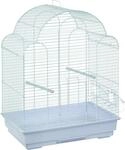 Flamingo Vogelk&auml;fig &ndash; Voliere V&ouml;gel &ndash; Sittichk&auml;fig Bali Wei&szlig; &ndash; 42&times;30&times;57,5