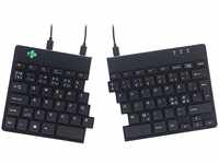 R-Go Split Ergonomische Tastatur - QWERTY (Nordic) - schwarz - drahtgebundenen,