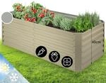 blumfeldt Hochbeet aus Metall, Wetterfestes Stahlblech-Hochbeet f&uuml;r Balkon & Garten,