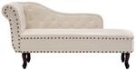 vidaXL Chesterfield Recamiere Creme Chaiselongue Loungesofa Relaxliege Sessel