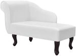 vidaXL Chesterfield Kunstleder Chaiselongue Recamiere Couch Sofa elax Liege
