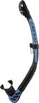 Cressi Alpha Ultra Dry Snorkel Black/Blue - Trockenschnorchel zum Tauchen Freitauchen
