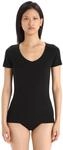 Icebreaker Damen Siren Kurz&auml;rmeliges Sweetheart T-Shirt - Sporttop Damen -
