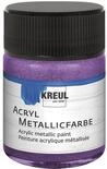 KREUL 77581 - Acryl Metallicfarbe, 50 ml Glas in metallic flieder, glamour&ouml;se