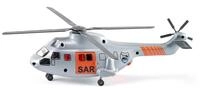 Siku 2527, SAR Transporthubschrauber, 1:50, Metall/Kunststoff, Inkl. Trage und...