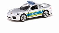 siku 1528, Porsche 911 Autobahnpolizei, Metall/Kunststoff, Silber, &Ouml;ffenbare...