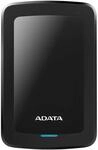ADATA HV300 - 2 TB, externe Festplatte mit USB 3.2 Gen.1, schwarz, HDD Ext HV300 2TB