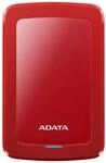 ADATA HV300 - 1 TB, externe Festplatte mit USB 3.2 Gen.1, rot