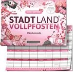 DENKRIESEN - Stadt Land VOLLPFOSTEN&reg; - Girls Edition | DIN A4 Spielblock | 26