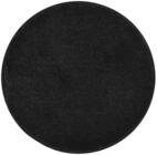 Kleine Wolke Badteppich Relax Schwarz 100 cm rund