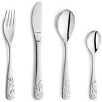 Kuppels Kinderbesteck Set Duck 4-teilig | Kindermesser, Kindergabel, Essl&ouml;ffel,