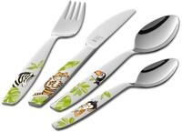 ZWILLING Jungle Kinderbesteck-Set, 4-teilig, mit bunten Dschungel Motiven, F&uuml;r