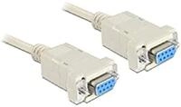 Delock Nullmodemkabel D-Sub9 -> D-Sub9 Bu/1.80m