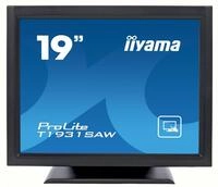 iiyama ProLite T1931SAW-B5 48 cm 19" LED-Monitor Full-HD Single Touch SAW VGA...
