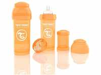 Twistshake 7350083120090 Anti-Colic Babyflasche, 260 ml, orange