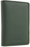 Secrid Slim Wallet Matte Black & Green Kartenetui aus Leder, Farbe: Gr&uuml;n/Schwarz,