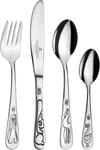 Picard & Wielp&uuml;tz 446274 4-teilig Kinderbesteck Edelstahl, Silber, 23.5 x 5 x...