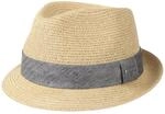 Stetson Reidton Toyo Trilby Strohhut Sommerhut Sonnenhut Hut f&uuml;r Herren Herrenhut