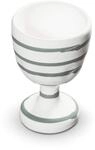 GMUNDNER KERAMIK Eierbecher glatt Durchmesser : 4.9 cm Graugeflammt Geschirr,