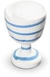 GMUNDNER KERAMIK Eierbecher glatt Durchmesser : 4.9 cm Blaugeflammt Geschirr,