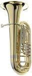 Monzani MZBB-500L Bb-Tuba | Messing | Lackiert | 4 Ventile | Leichte Ansprache 